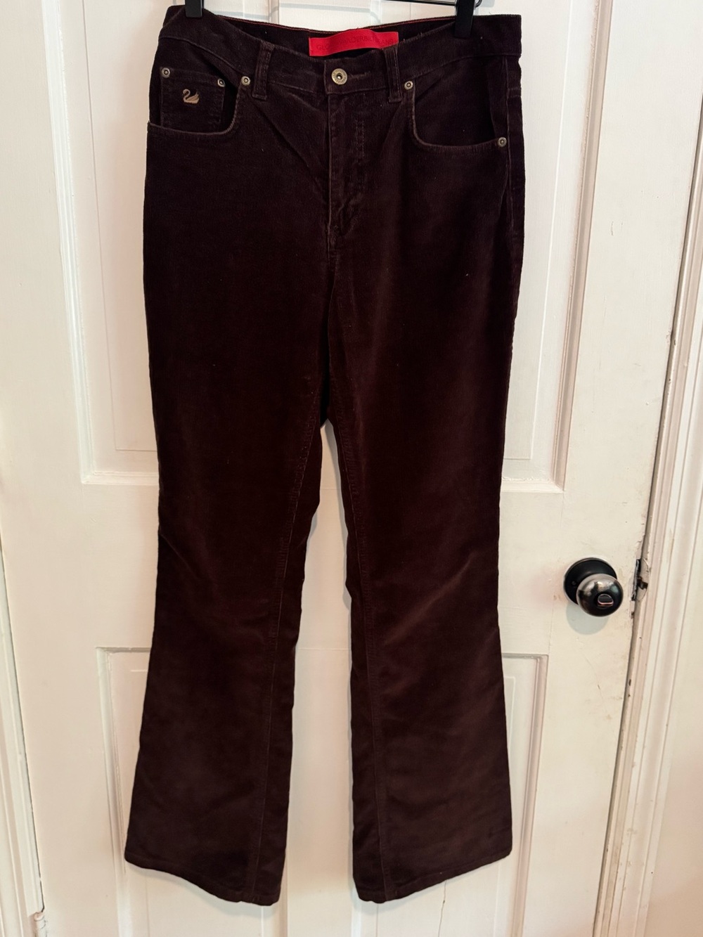Gloria Vanderbilt Brown Corduroy Bootcut Flare Pants Vintage 90s Y2K Size 8